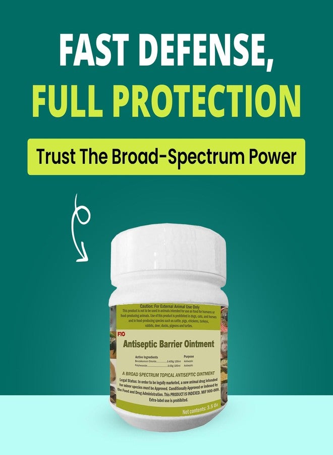 F10 Antiseptic Barrier Ointment for Reptiles, Birds, Small Animals & Exotic Animals, Wound Healing Ointment for Pet - 100g - Image 4